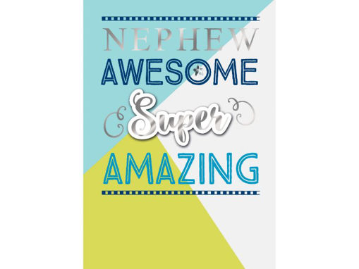 Picture of AWESOME NEPHEW BIRTHDAY CARD